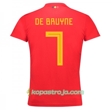 Billiga Fotbollströjor Belgien De Bruyne 7 WM 2018 Hemma tröja